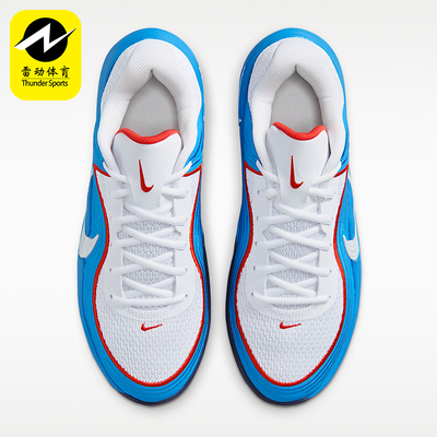 Nike/耐克正品Precision8低筒新款男白蓝色篮球鞋IH1104-101