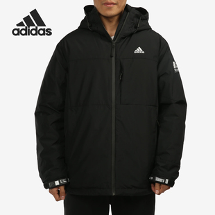 新款 当季 男子保暖连帽羽绒服H13869 阿迪达斯官方正品 Adidas