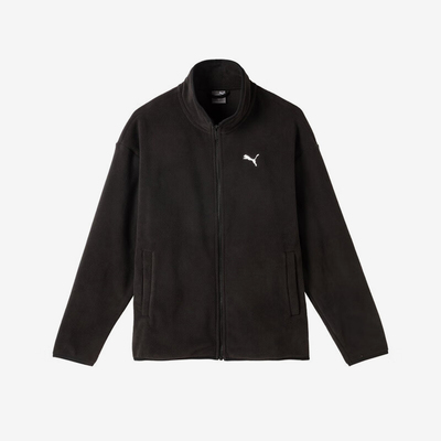 Puma/彪马正品运动男士简约立领透气拉链休闲柔软摇粒绒外套