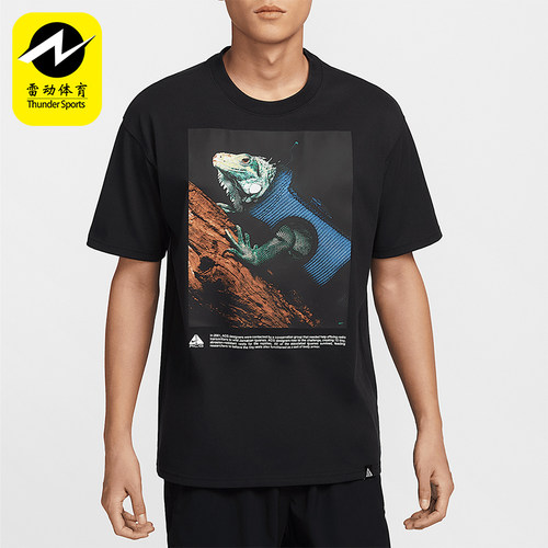Nike/耐克正品2025新款男士印花休闲透气圆领短袖T恤HJ0890-010