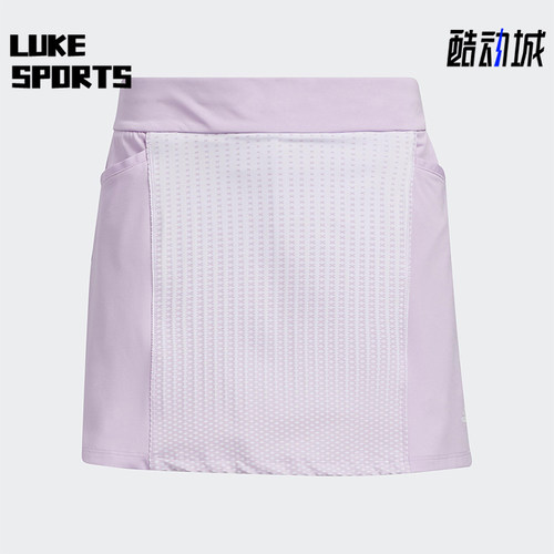 Adidas/阿迪达斯正品夏季大童休闲时尚印花高尔夫运动短裙HG5898