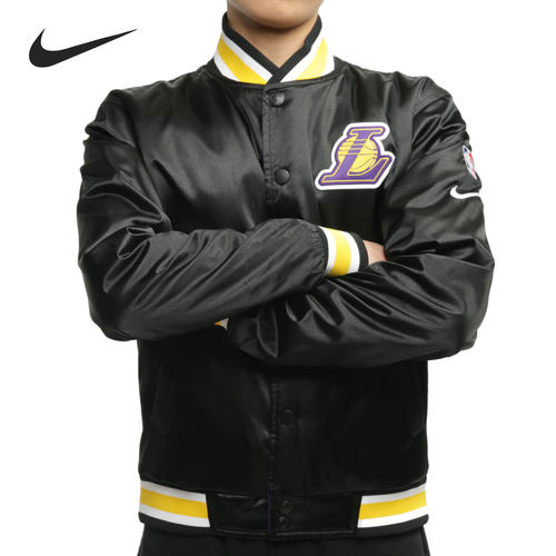 Nike/耐克正品COURTSIDE NBA 男子棒球服运动双面夹克棉服 AV3544