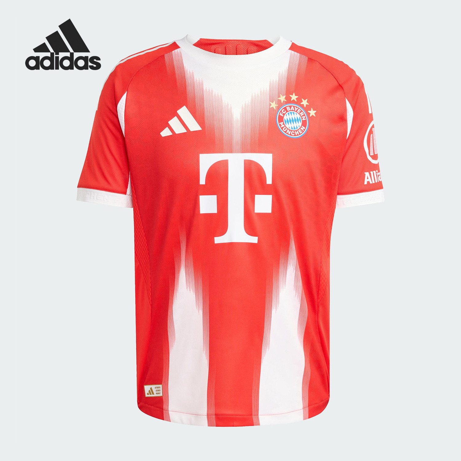 Adidas/阿迪达斯正品2025夏季款男士修身运动足球短袖JJ2144