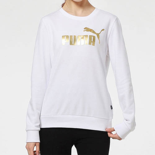 Puma/彪马正品卫衣女当季新款训练运动服长袖T恤 845593-02