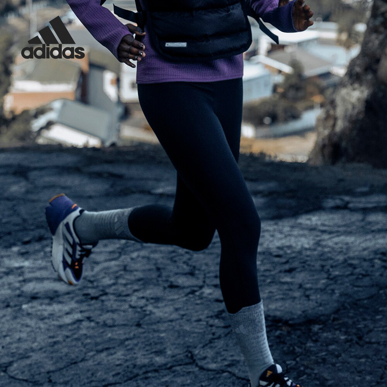 Adidas/阿迪达斯女士跑步九分裤