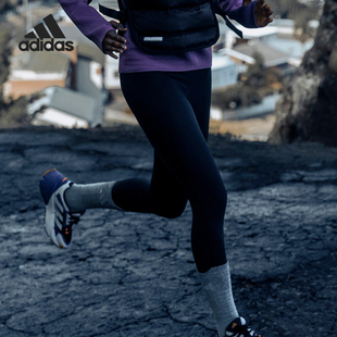 8L女士跑步紧身九分裤 Adidas ULTIMATE HY2909 阿迪达斯正品
