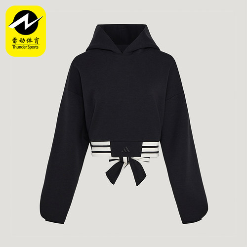 Adidas/阿迪达斯正品三叶草女士日常短款时尚休闲宽松卫衣KX4642