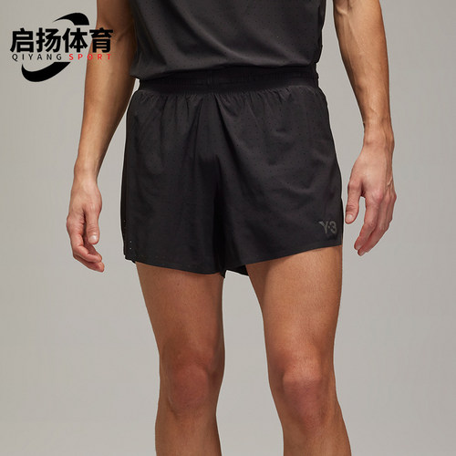 Adidas/阿迪达斯正品Y-3男士时尚印花中腰松紧运动短裤JN4887