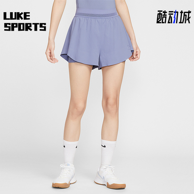 Nike/耐克正品Dri-FIT女士运动网球训练梭织透气短裤FZ6724-499
