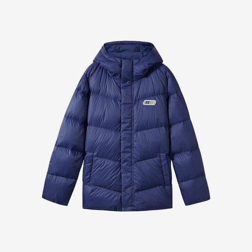 Skechers/斯凯奇正品秋冬新款男女运动休闲保暖连帽羽绒服