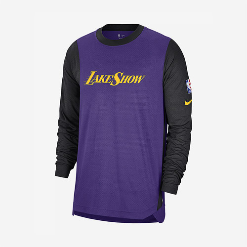 Nike/耐克正品Dri-FIT NBA男士拼接宽松训练长袖FZ0099-504