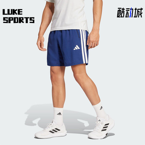 Adidas/阿迪达斯正品TR-ES 3S WV SH男士经典松紧腰短裤JC7719