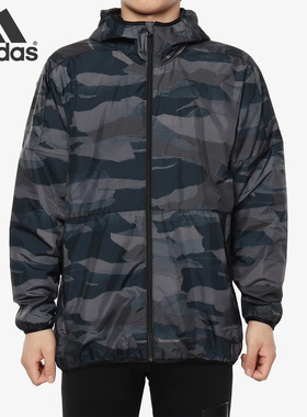 Adidas/阿迪达斯正品M S2S SC AOP JK男子休闲运动夹克外套DV1052