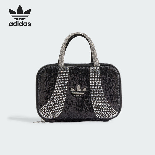 Adidas/阿迪达斯正品三叶草女士经典拉链运动手提包IY4092