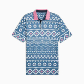 彪马正品 Golf男士 满印花翻领透气运动POLO衫 Puma 626836