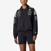 女士经典 2025新款 赛车翻领夹克外套JX0751 阿迪达斯正品 Adidas