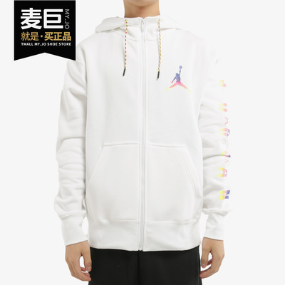耐克新款男子连帽拉链运动外套