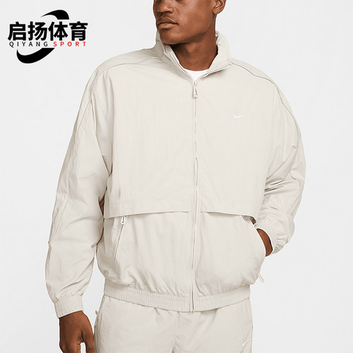 Nike/耐克正品2025新款男士梭织立领拉链经典夹克外套FB8622-072