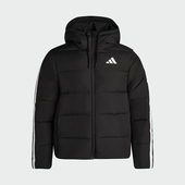 阿迪达斯正品 J男士 ESS Adidas 保暖拉链羽绒服KH3987