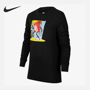 耐克正品 T恤DR9655 秋季 大童运动休闲透气长袖 010 新款 Nike