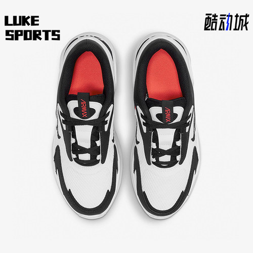 Nike/耐克正品AirMaxGS新款女白黑色休闲运动鞋CW1626-100