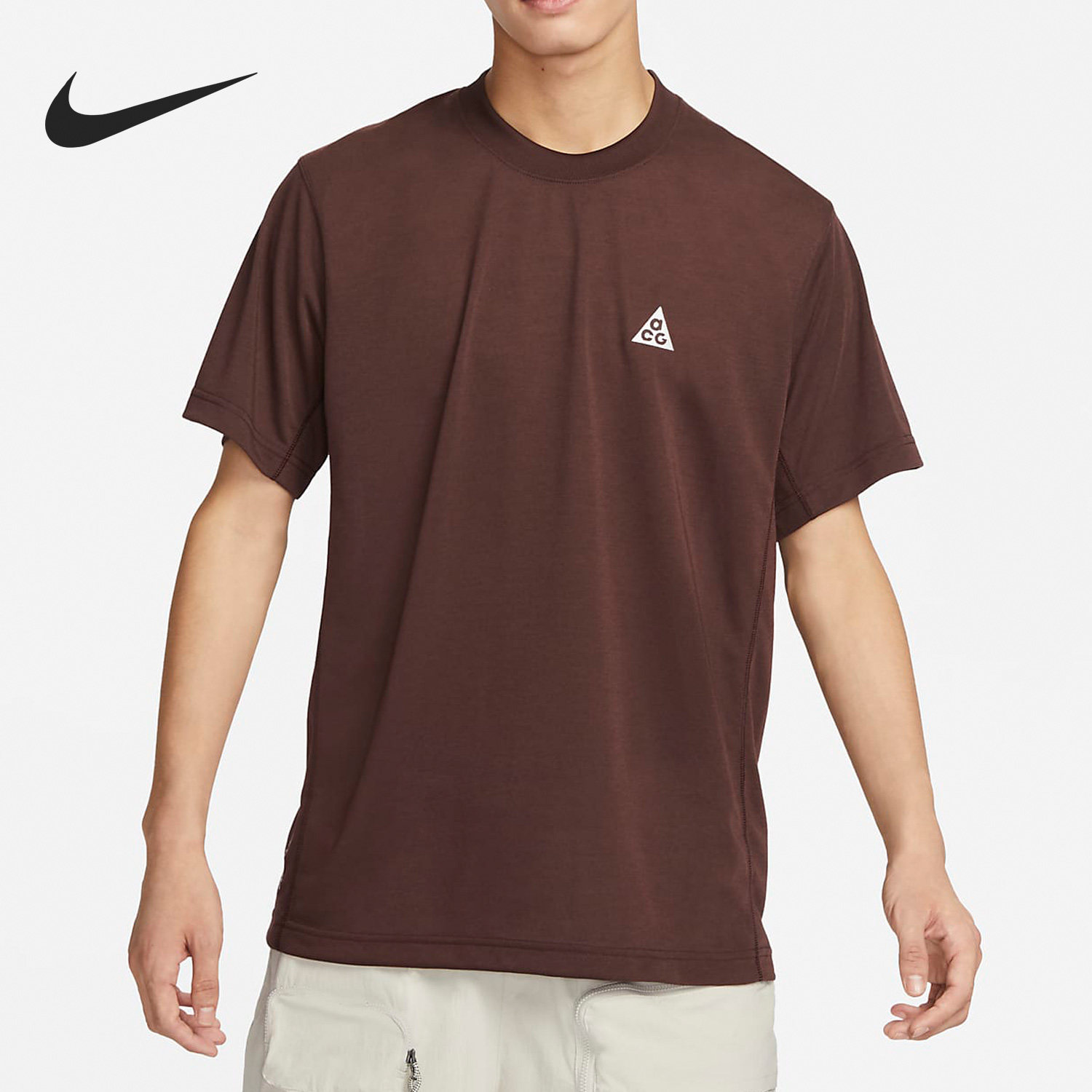Nike/耐克正品新款男子运动透气休闲户外圆领短袖DX7883-227 - 实物图