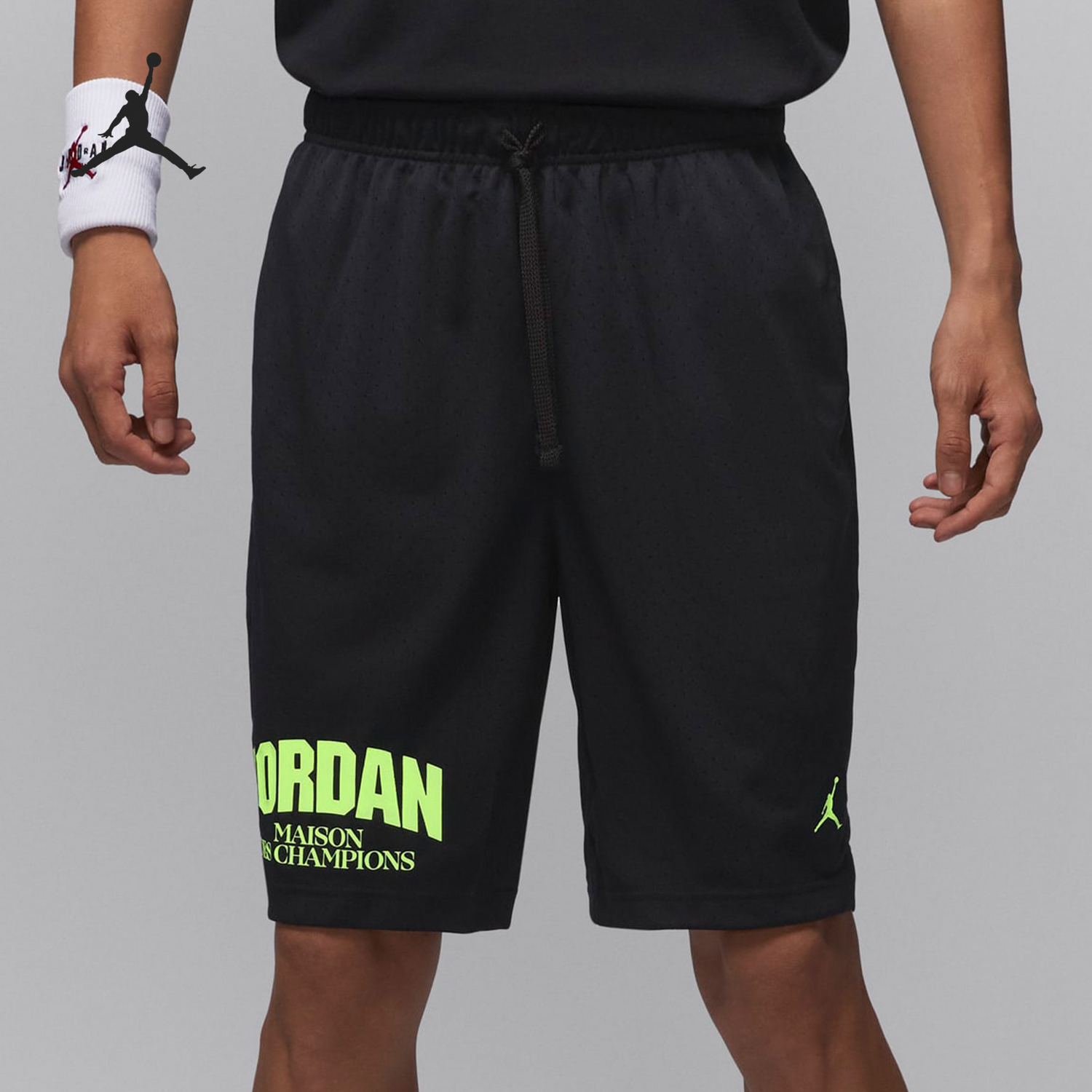 Nike/耐克正品JORDAN男士透气印花运动训练短裤FZ9986-010