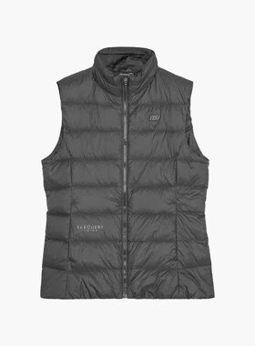 Skechers/斯凯奇正品休闲女子时尚潮流保暖羽绒马甲 L421W129