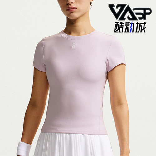 Nike/耐克正品Court Advantage女士修身网球短袖HQ2995-583