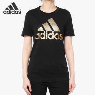 女子休闲运动透气短袖 Adidas 阿迪达斯正品 新款 AA5431 T恤DV3025
