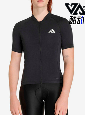 Adidas/阿迪达斯正品运动拉链骑行服新款骑行短袖上衣KB9562