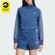 运动时尚 三叶草女士牛仔短款 外套JD2570 阿迪达斯正品 Adidas