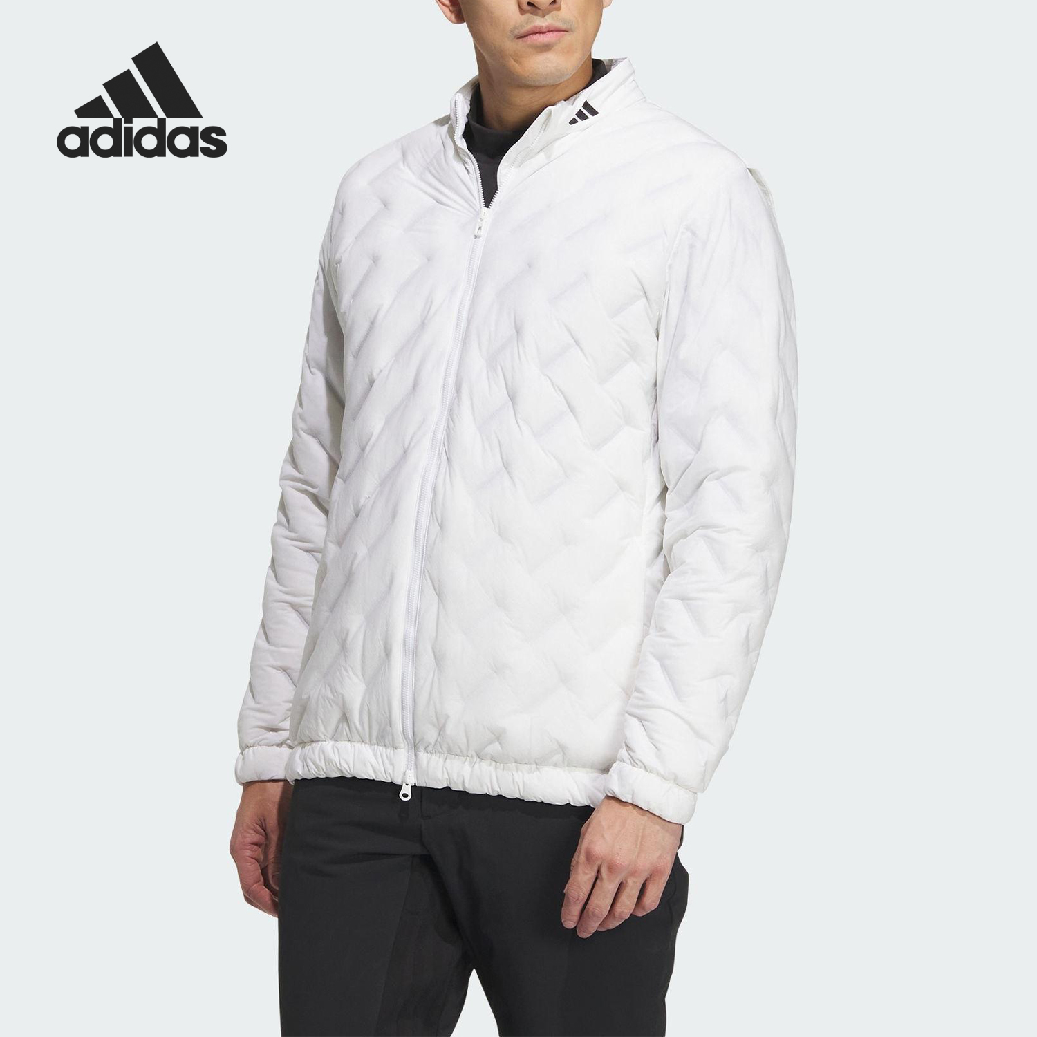 Adidas/阿迪达斯正品冬季款男士高尔夫保暖立领羽绒服HZ6102