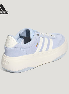 Adidas/阿迪达斯官方正品四季款女士稳定缓震休闲低帮板鞋LA4354