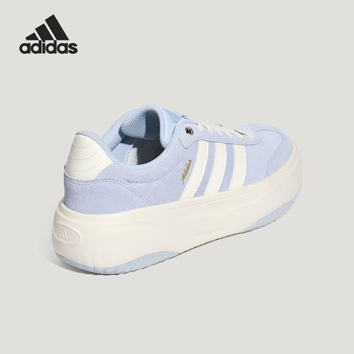 Adidas/阿迪达斯官方正品四季款女士稳定缓震休闲低帮板鞋LA4354