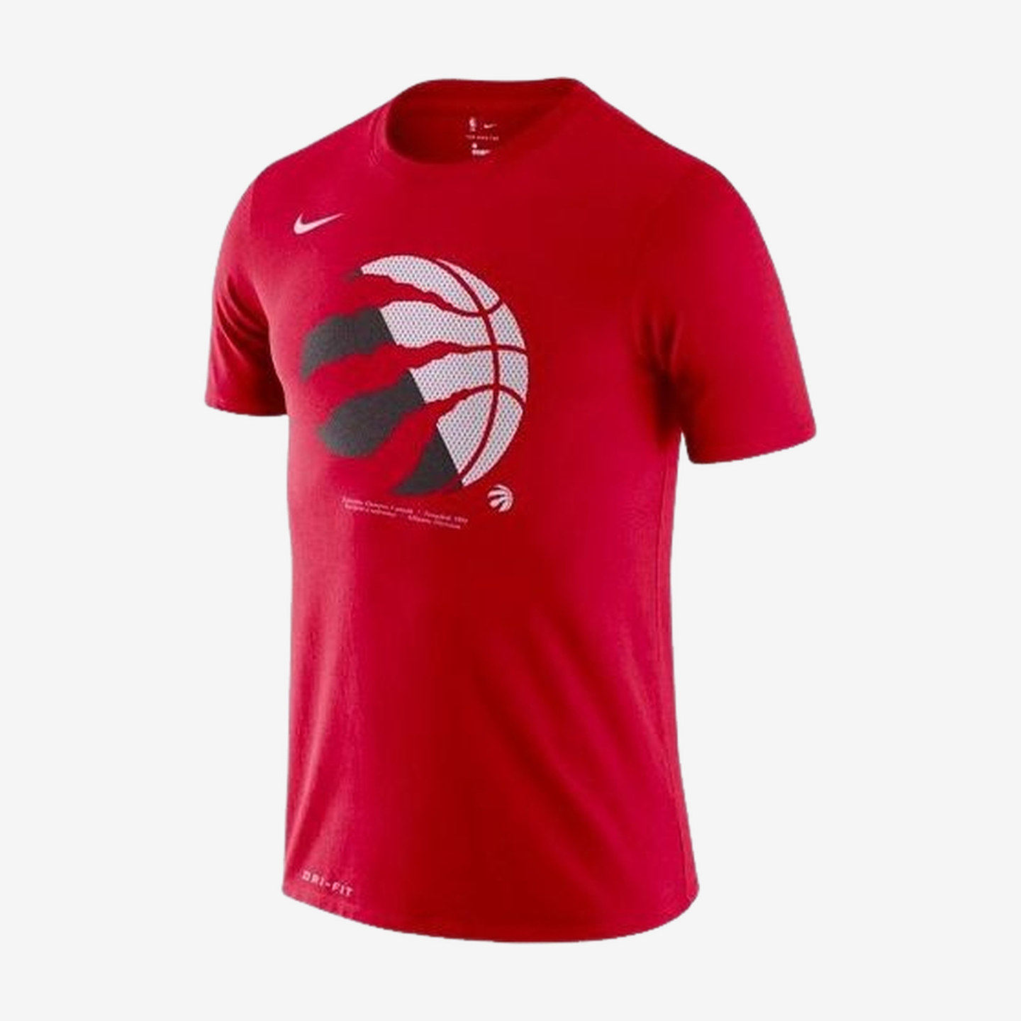 Nike耐克正品NBA猛龙队男Dri-Fit圆领休闲运动短袖T恤AT0450-657