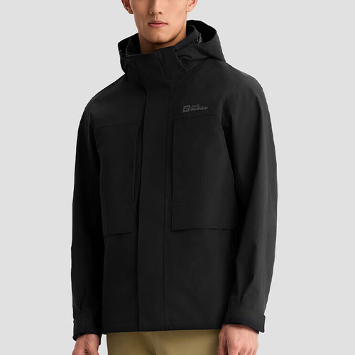 Jack wolfskin/狼爪正品新款男士防泼水冲锋衣5124031-6000