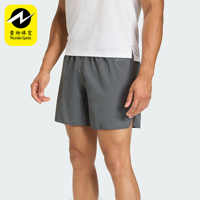 Adidas/阿迪达斯正品2025男士训练跑步松紧腰透气运动短裤KD3854