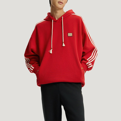 Adidas/阿迪达斯正品三叶草男士运动双面针织经典套头卫衣KT0646
