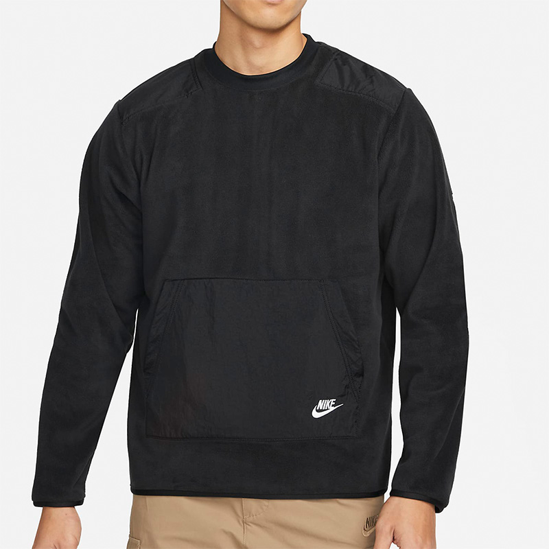 耐克男子毛绒圆领套头卫衣