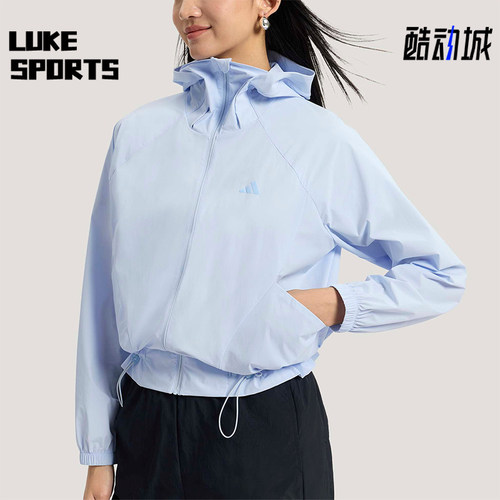 Adidas/阿迪达斯正品SFL WV JKT2女士宽松经典凉感运动外套KH2711