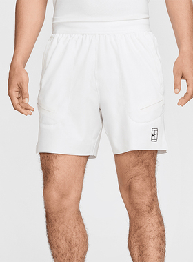Nike/耐克正品Dri-FIT 男士运动网球简约经典训练短裤FZ6914-100