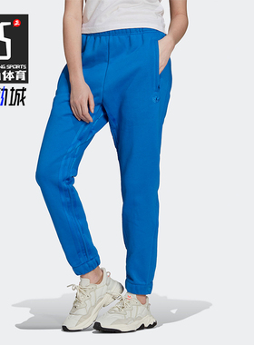 Adidas/阿迪达斯正品三叶草女士简约中腰训练运动长裤H22817