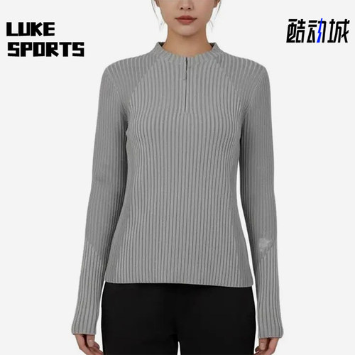 Adidas/阿迪达斯正品S新款女灰色运动休闲经典亲肤针织衫KR7548