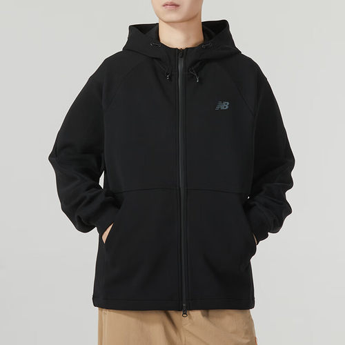 New Balance/NB正品新款男士运动连帽针织夹克外套6DD38651-BK