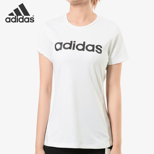 女子W 当季 阿迪达斯正品 T恤DU2080 TEE休闲圆领短袖 D2M Adidas