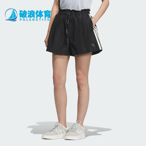 Adidas/阿迪达斯正品WOVEN SHORTS女士宽松经典梭织短裤KC0019