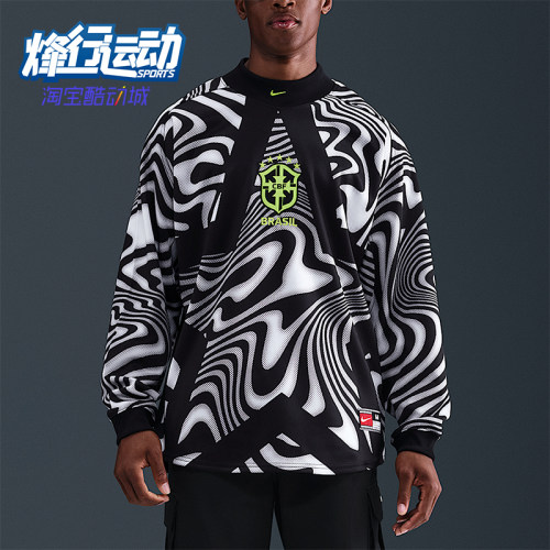 Nike/耐克正品2025男士运动圆领套头耐穿时尚足球上衣IO0795-010