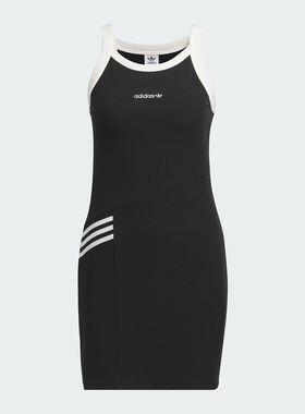 Adidas/阿迪达斯官方正品三叶草女子透气运动无袖连衣裙IU4841