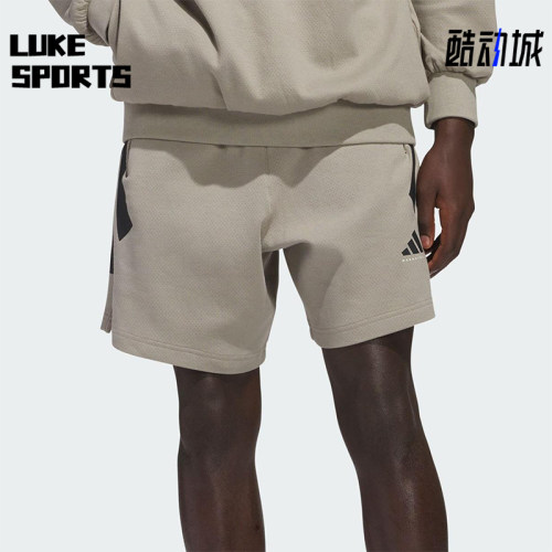 Adidas/阿迪达斯正品夏季新款男士宽松透气针织短裤JC7839